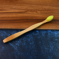 Eco-Friendly Natural Bamboo Toothbrush with Medium Bristles (1 Pc)