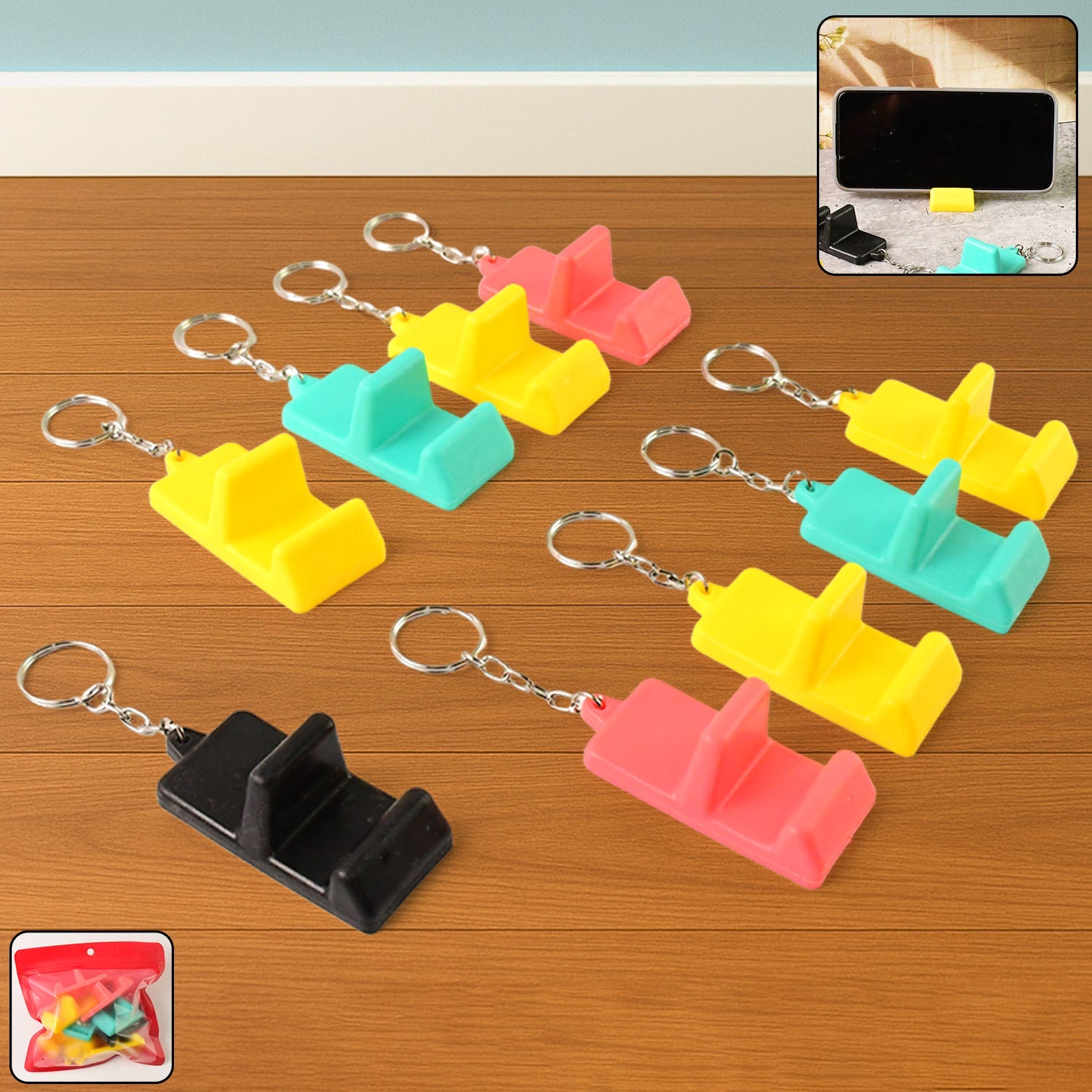 Plastic 2-in-1 Mobile Stand Keychain (9 Pc) – gambitproduct.com