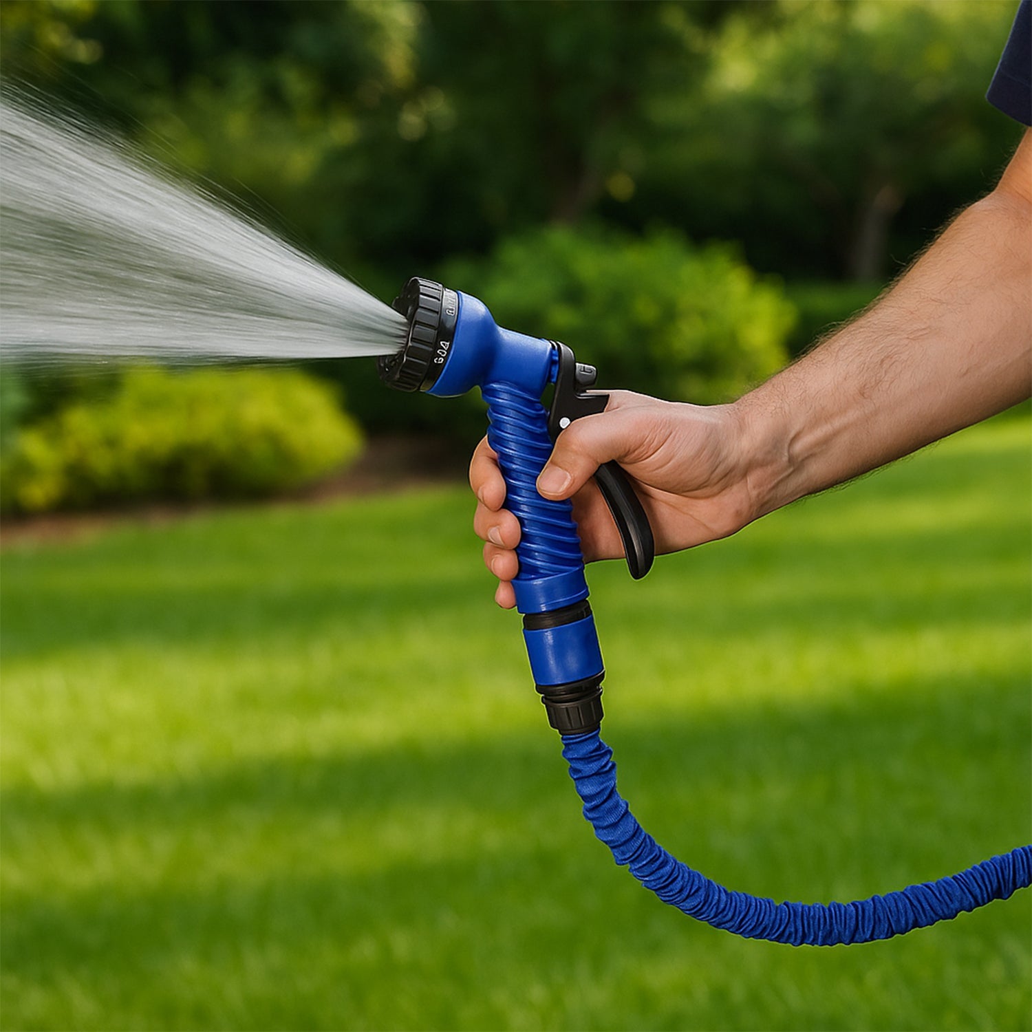 DeoDap 50 Ft Expandable Hose Pipe Nozzle - alternative angle