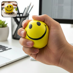 Soft Foam Smiley Toy Ball (1 Pc)