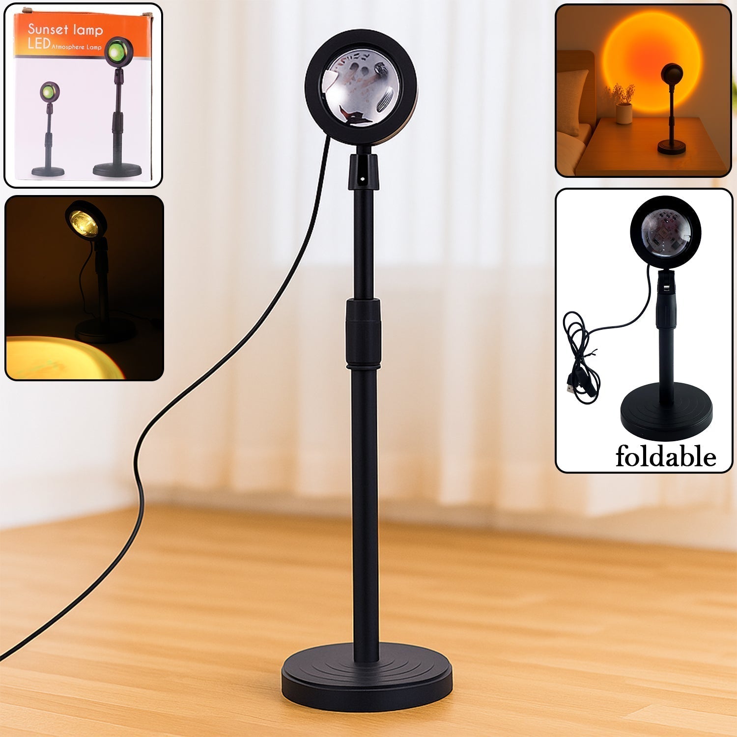 Multi Colors Sunset Lamp Projection main view