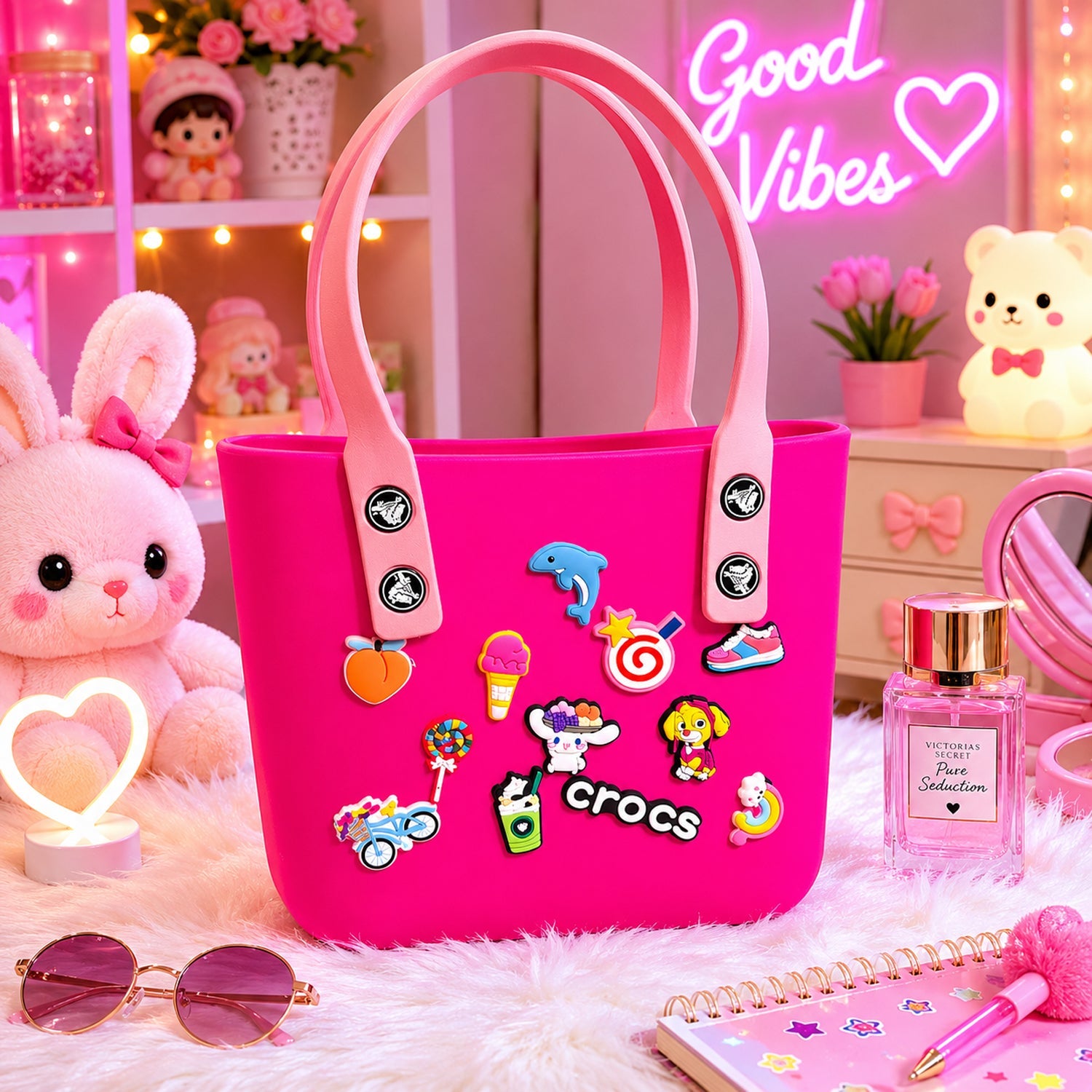 Fashionable tote bag for girls
