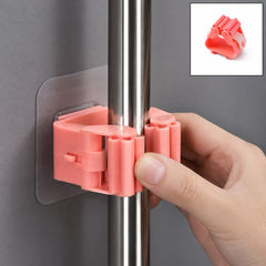 Plastic broom holder clip wall