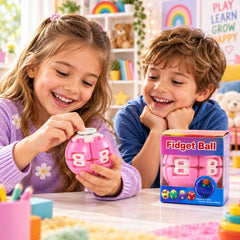 Transforming Spinner Flat Ball Toy with 360 Degree Spin for Kids and Desk Play