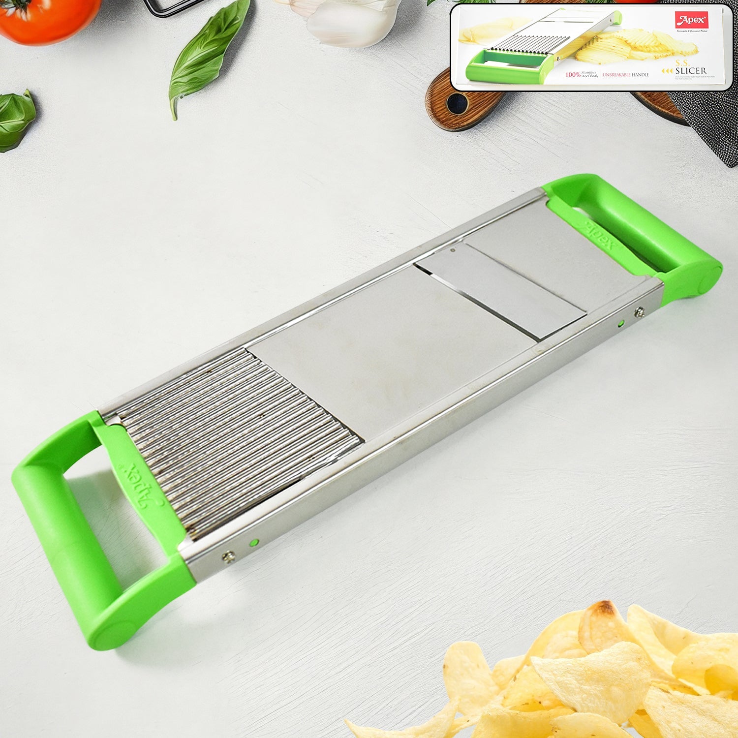 Apex Cook Ease Stainless Slicer