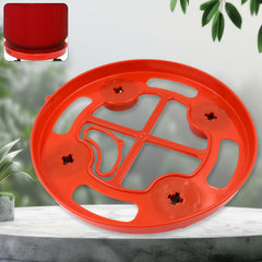 Top view of gas cylinder trolley