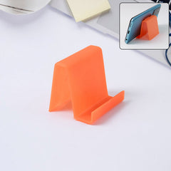 Compact plastic smartphone stand side view