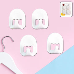 Multipurpose Strong Cartoon Hook Self-Adhesive hooks (4 Pc Set)