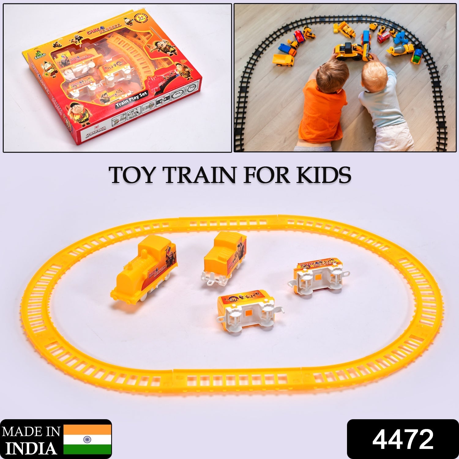 4472 Kids Toy Train High Speed Big Train Play Set Toy Battery Operated Train Set DeoDap