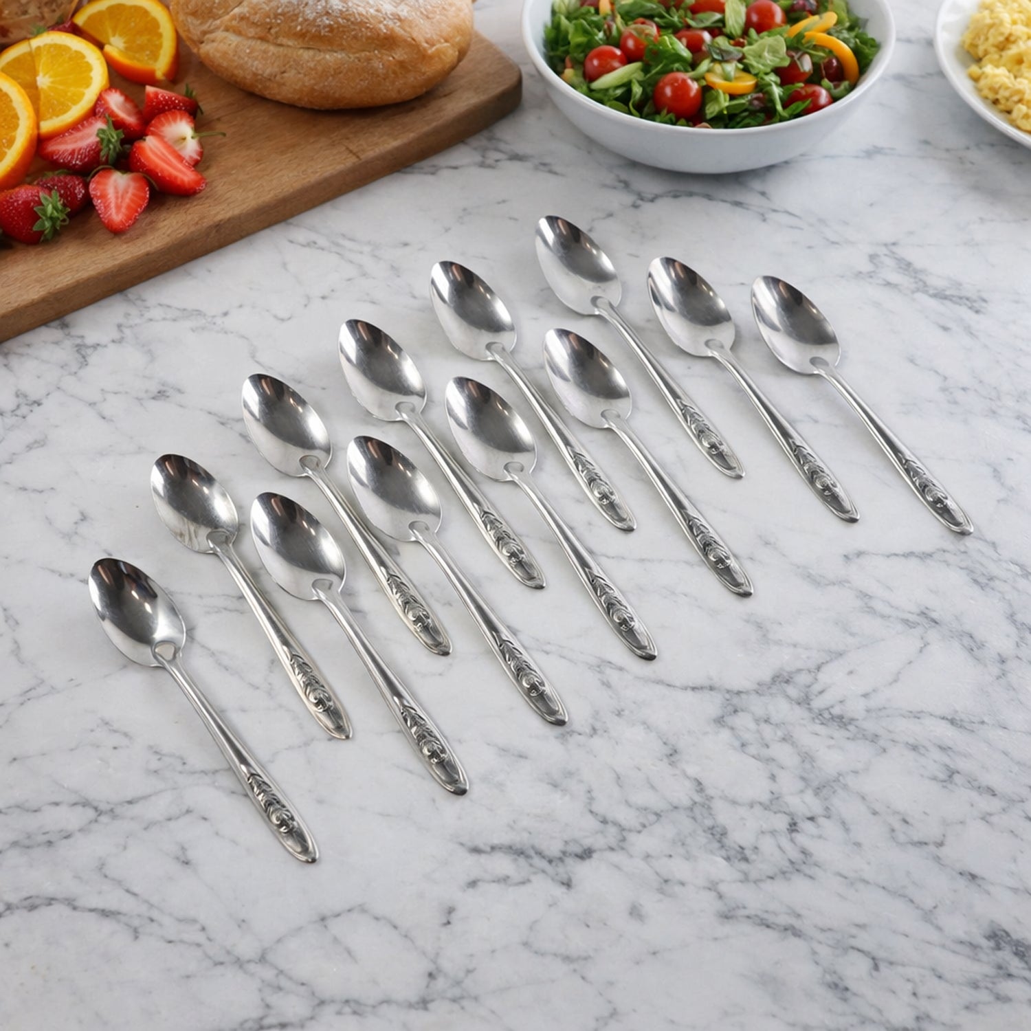 Premium Stainless Steel Table Spoons Set (12 Pc Set)