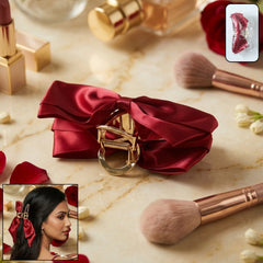 Elegant Satin Bow Hair Claw Clip for Women (1 Pc)