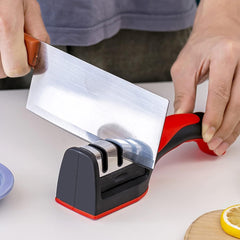 8197 Manual Knife Sharpener 3 Stage Sharpening Tool for Ceramic Knife and Steel Knives (1 Pc)