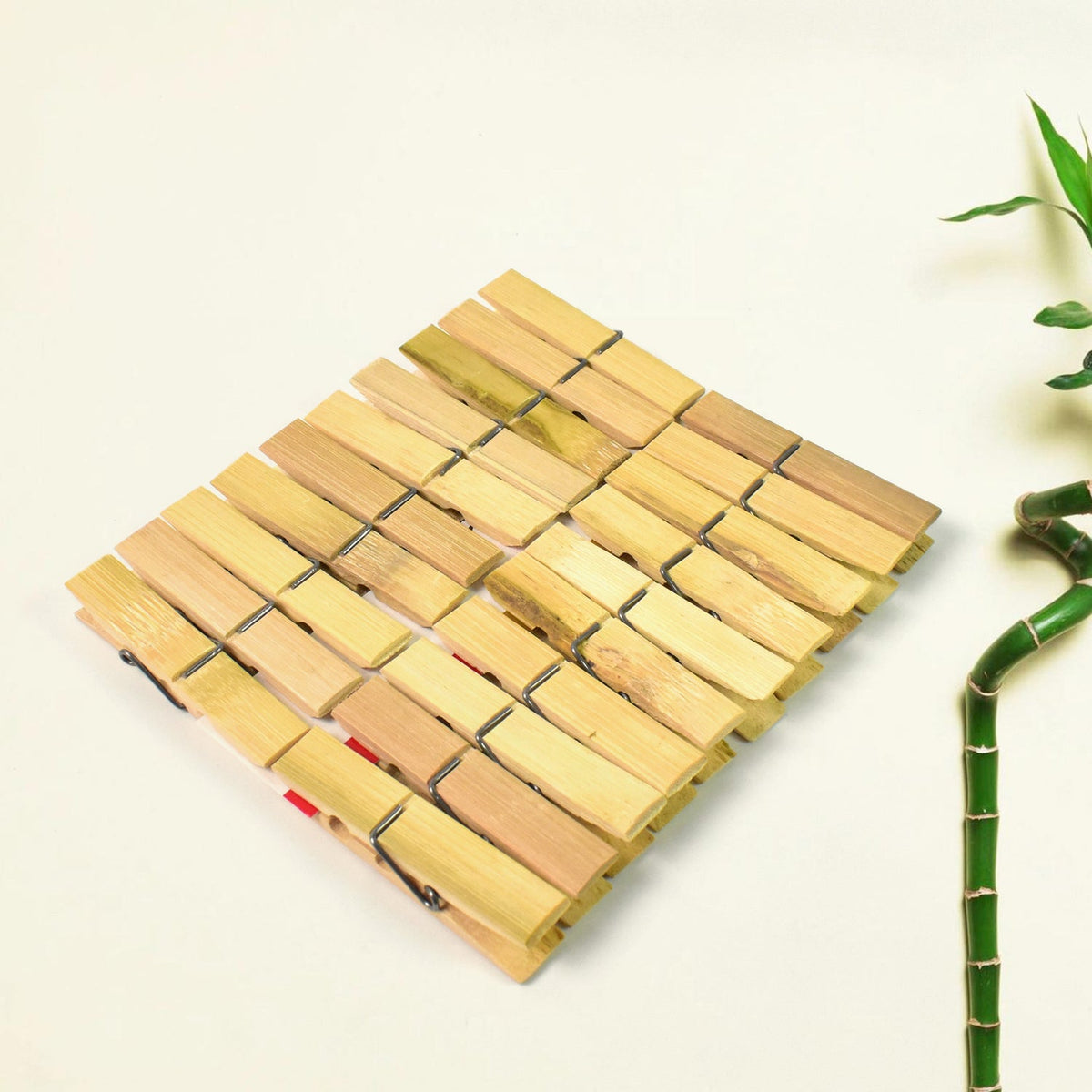 Heavy Duty Bamboo Wooden Cloth Clips - 20 pcs set hanging clothes and crafts