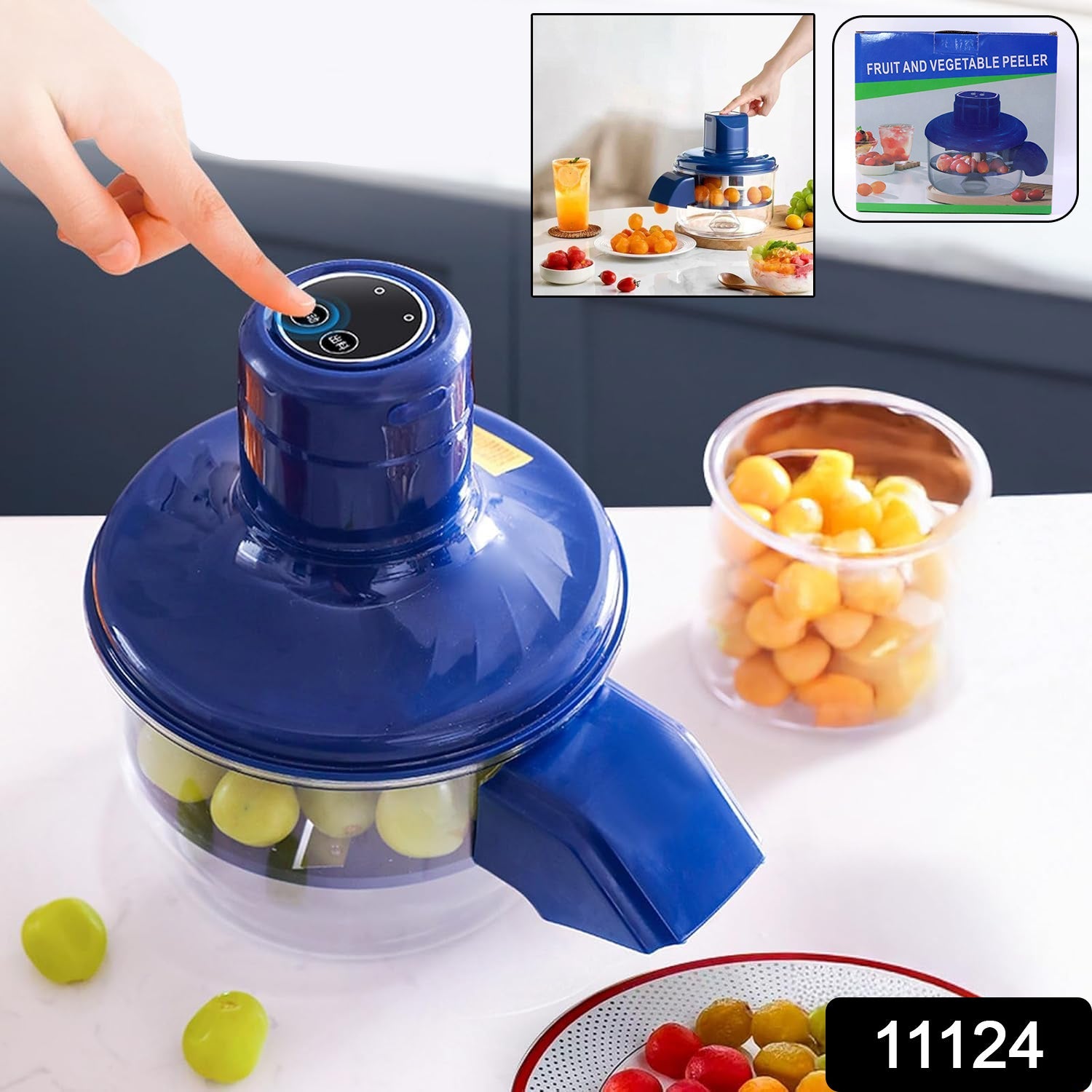 Person peeling a carrot with the multi-purpose peeler