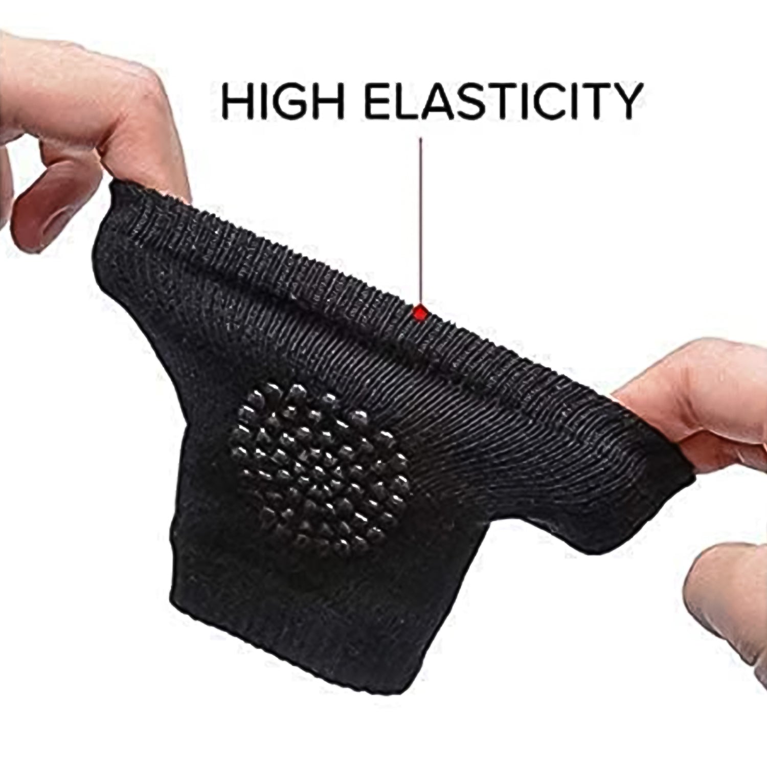Black Toddler Knee Warmer Front View
