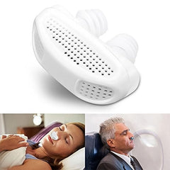 Air Purifier Nose Clip in use