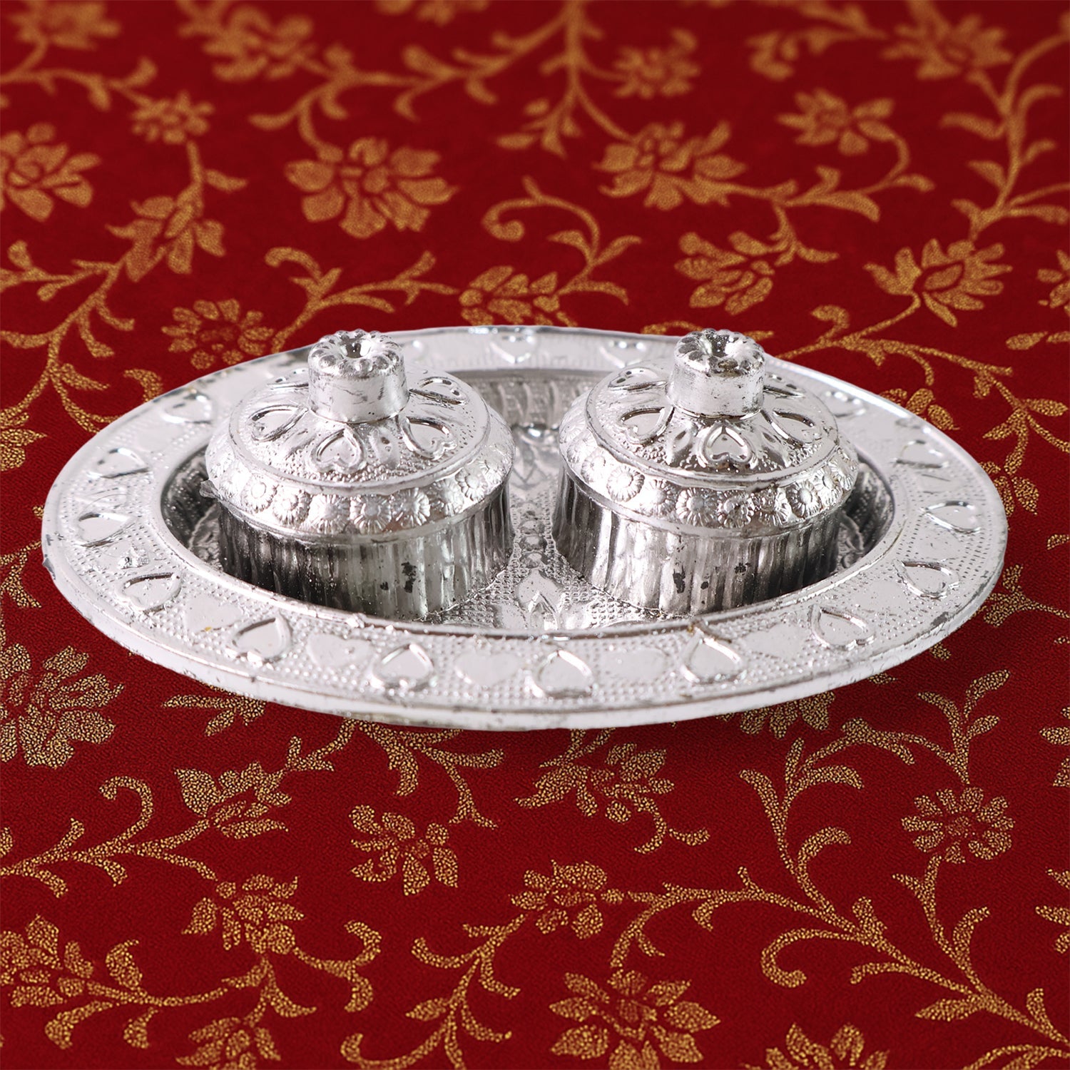 Oval kumkum holder pooja