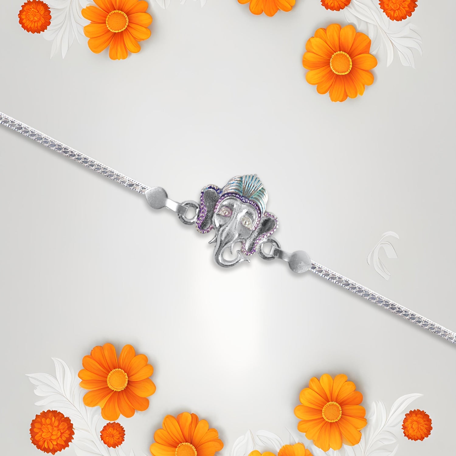 A Rakhi That Protects Like Ganpati – Full of Grace and Good Fortune