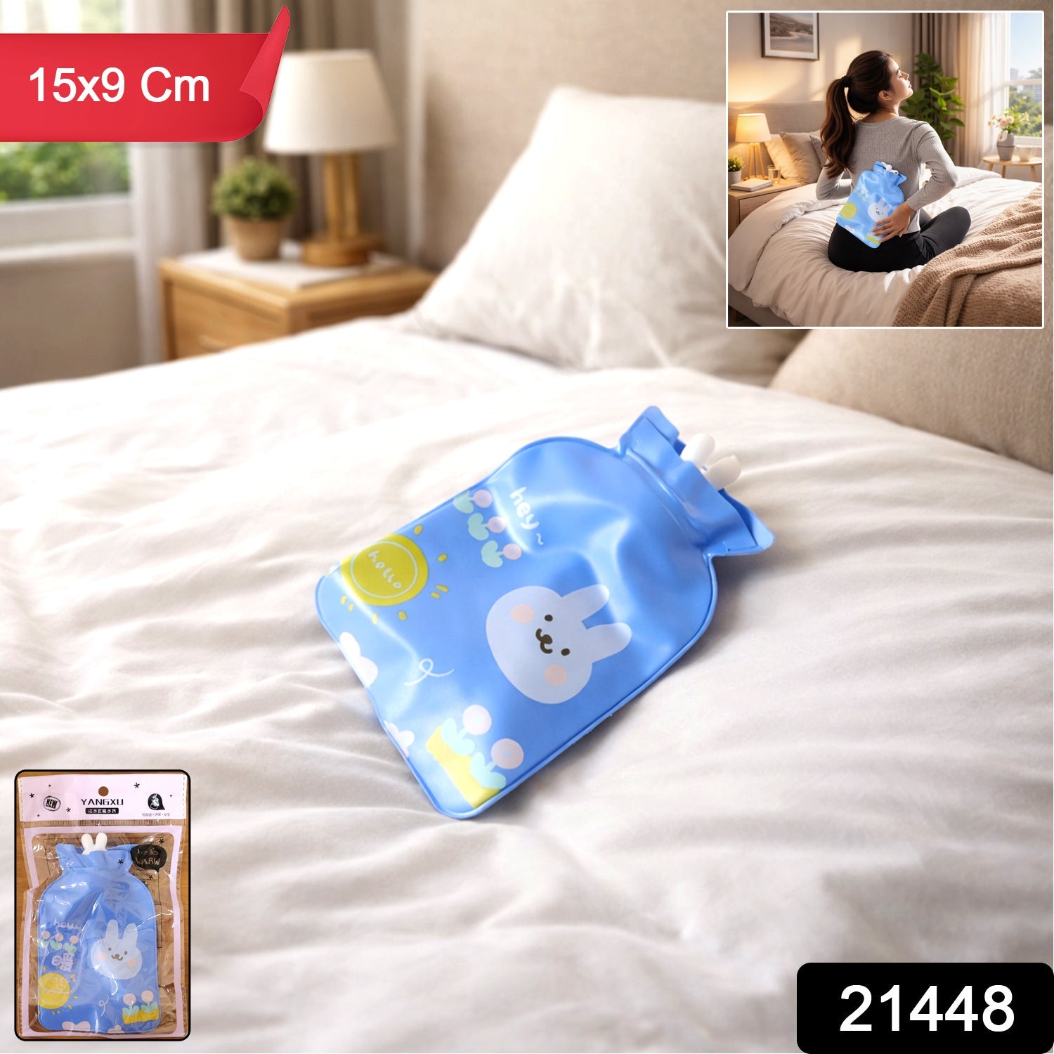 Therapy water bag for heat and cold therapy with cartoon print