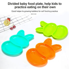 7101 Rabbit Shape Dish 6 pcs For Kids (multicolor) DeoDap