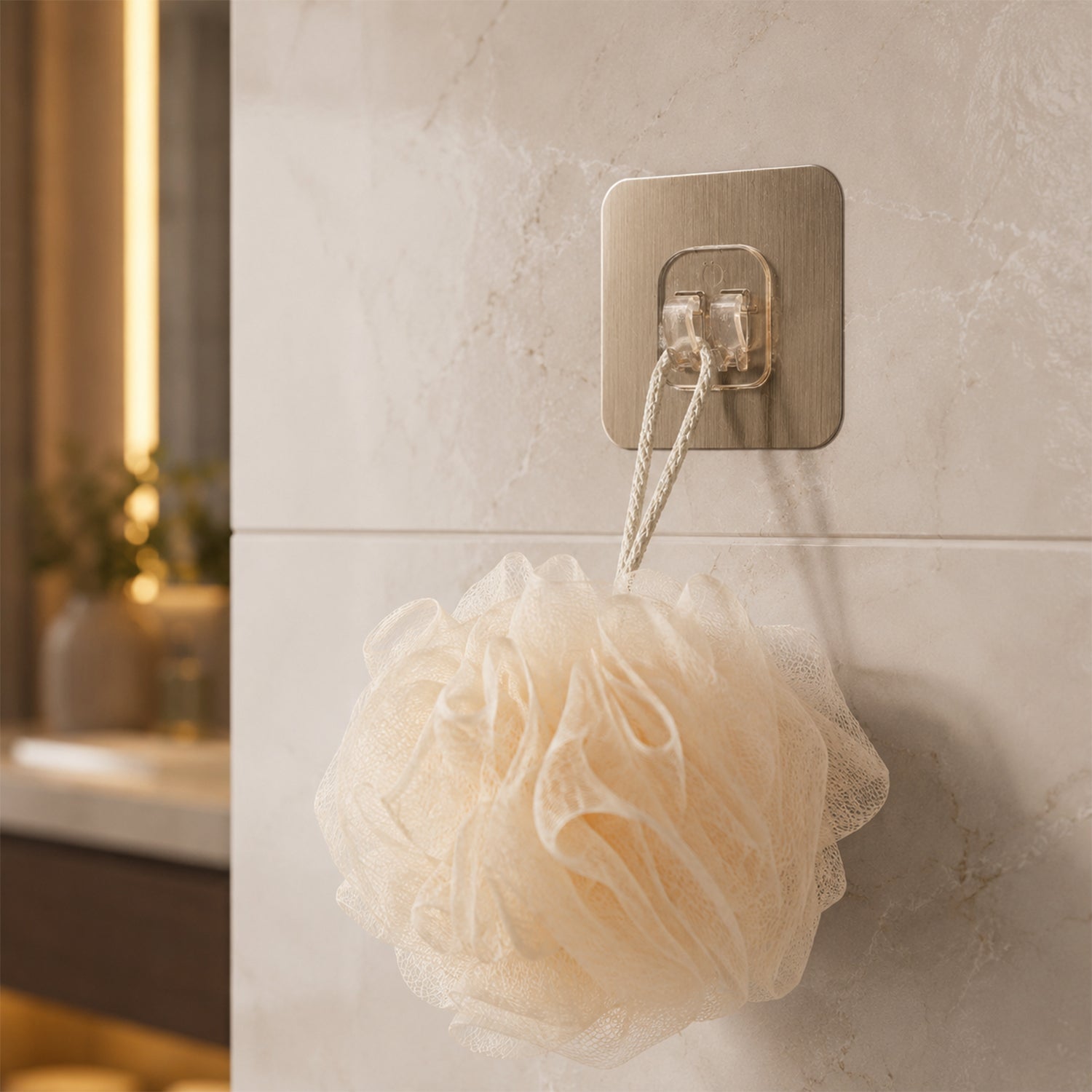 Adhesive hook with no drilling installation