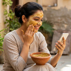Herbal Multani Mitti & Rose Based Face Pack – 80 gm