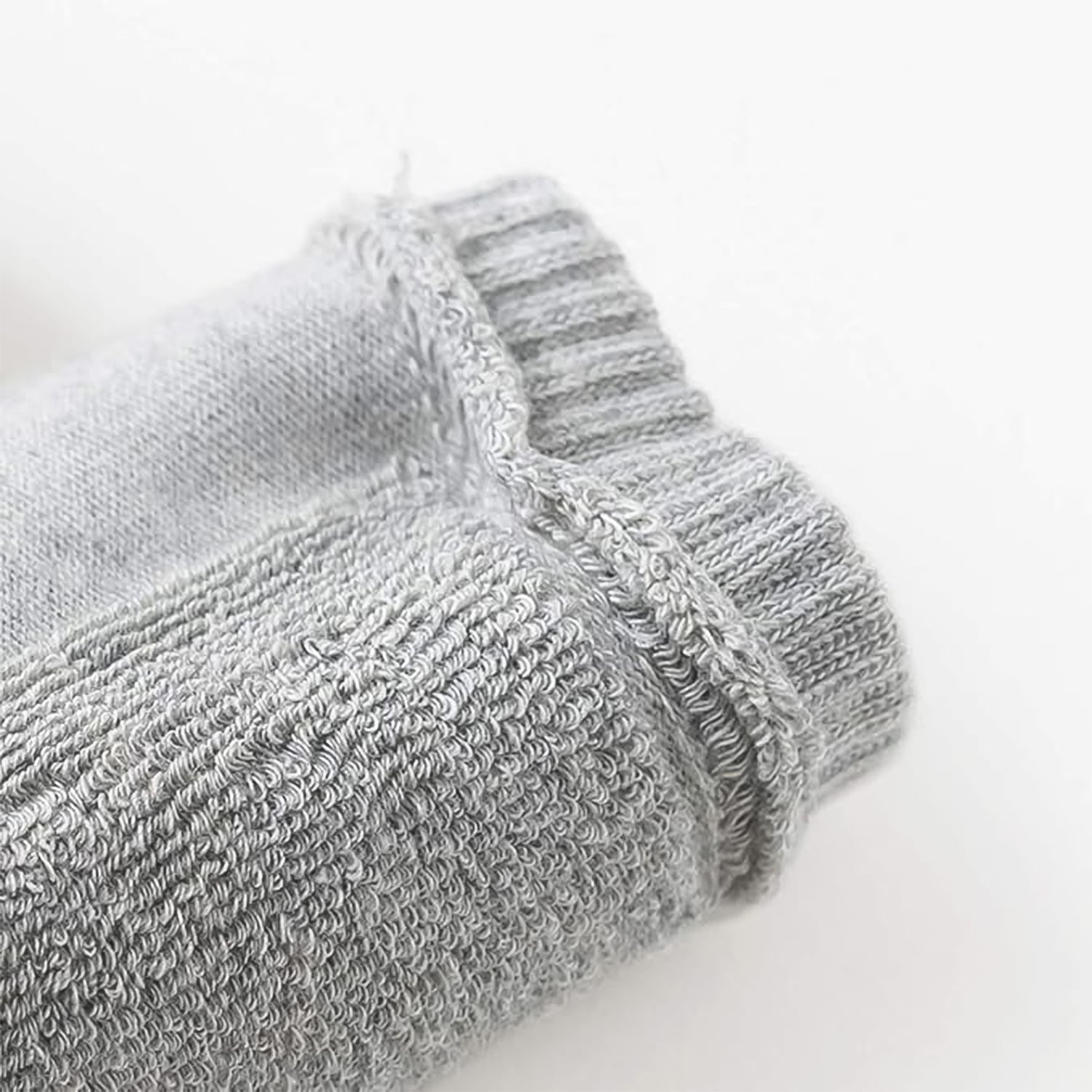 Toddler Grey Wool Knit Knee Pads