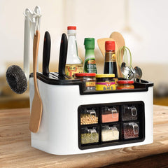 SpiceWise Rotating Rack – 6 Jar Edition