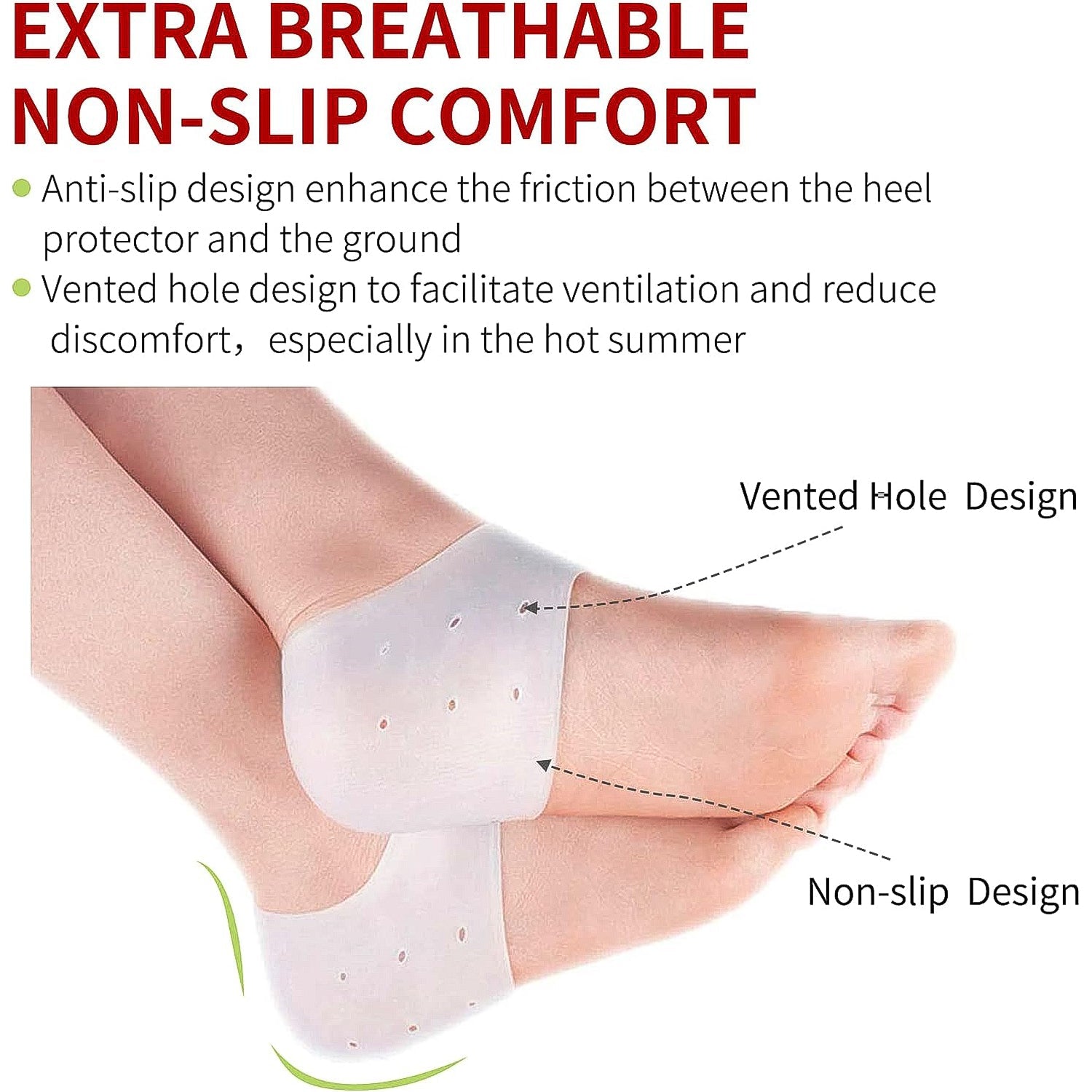 Kid Silicone Heel Protector close-up