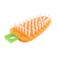 2909 Vegetable Scrubbing Brush, Vegetable Scrubber Nonâ€‘Toxic Fruit Brush Carrot Shape Vegetable Brush for Potato for Vegetable DeoDap