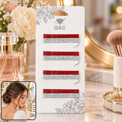 Sparkle bobby pins hair styling