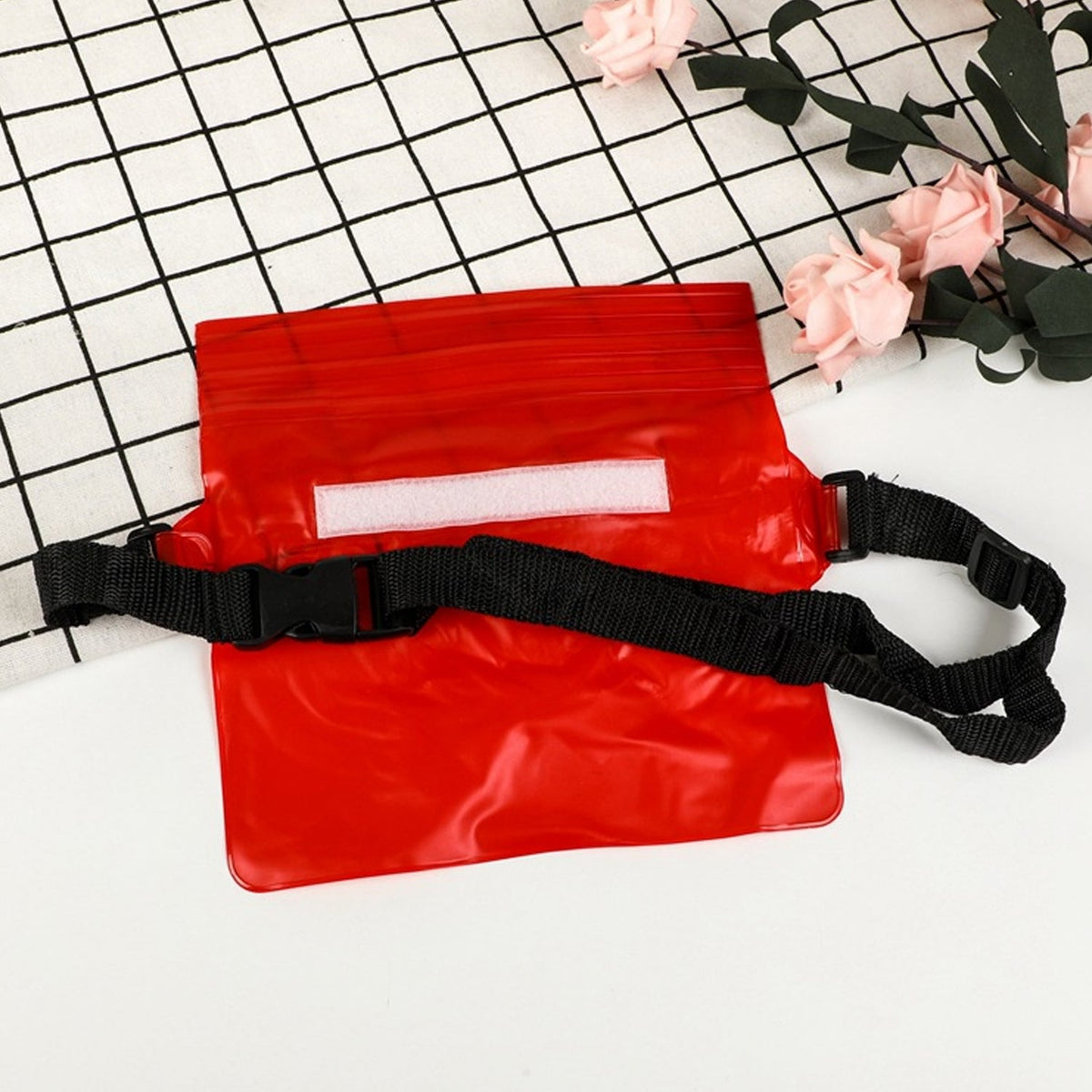 Waterproof Waist Pouch Bag with Adjustable Strap (1 Pc)