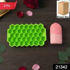 Honeycomb design ice cube tray for skincare