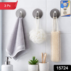 Close up of waterproof stainless steel adhesive hook