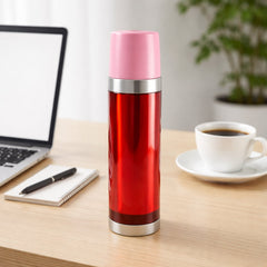 Front view of B-Grade stainless steel vacuum insulated flask bottle 500ml