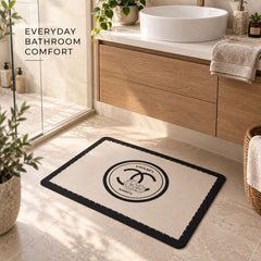 Soft floor rug bathroom