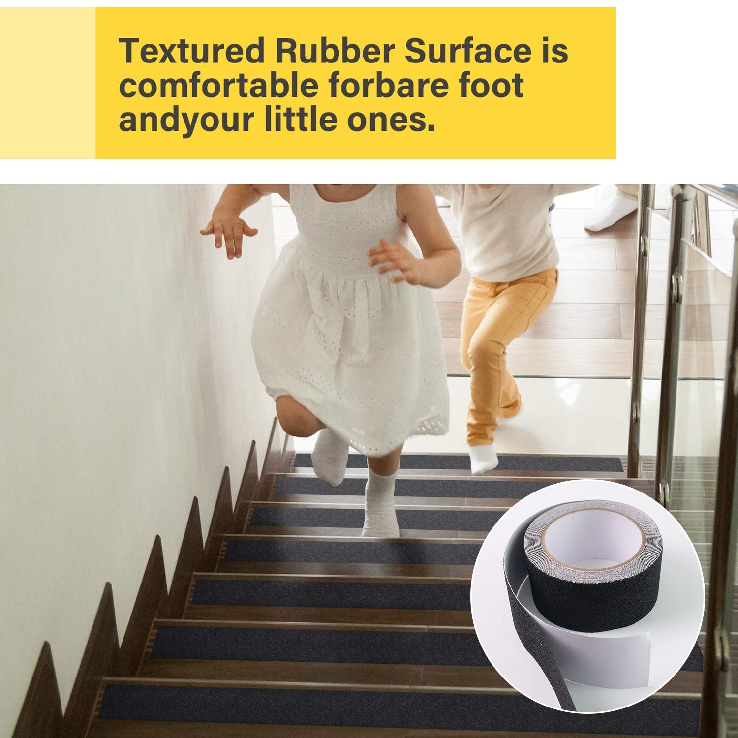 Anti-Slip Safety Grip Tape Roll 50mm x 5m (1 Pc)