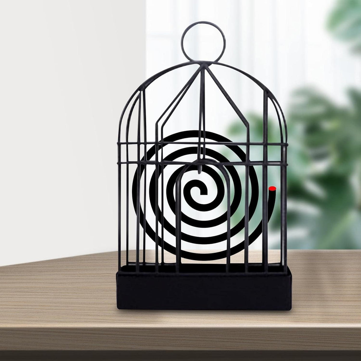 Vintage mosquito coil holder made of durable iron for indoor use