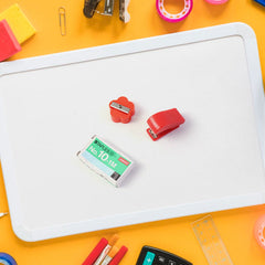 Children's mini stationery set with scissors and eraser