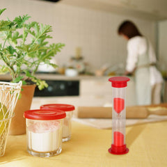 Plastic Hourglass Sand Timer Set â€“ 3-Min Sand Clock for Kitchen, Office & Kids (5 Pc)