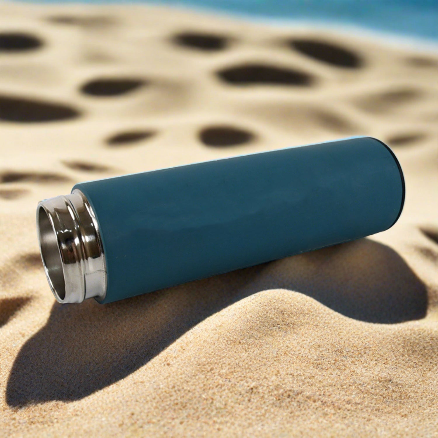 Versatile stainless steel bottle shown in both office and gym settings, ready for daily use.