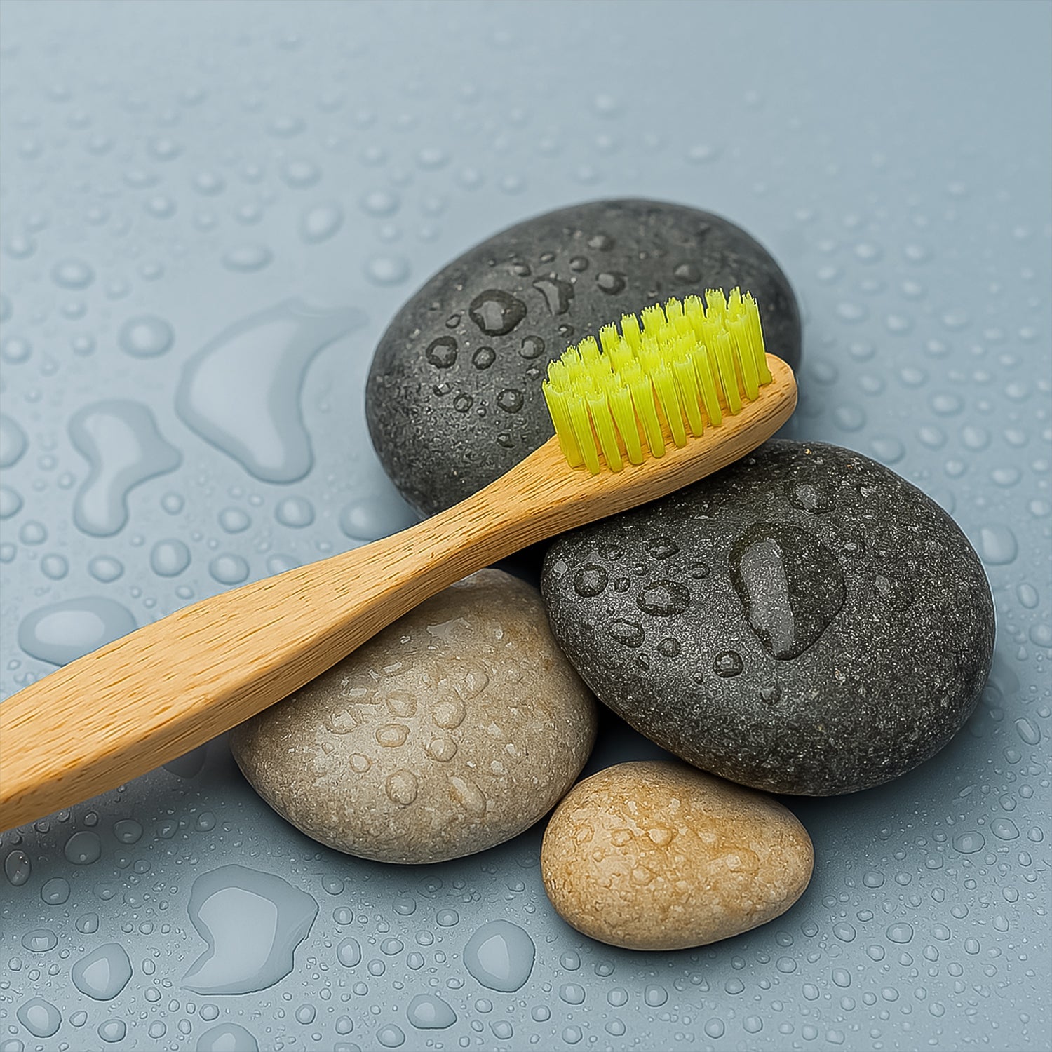 Eco-Friendly Natural Bamboo Toothbrush with Medium Bristles (1 Pc)