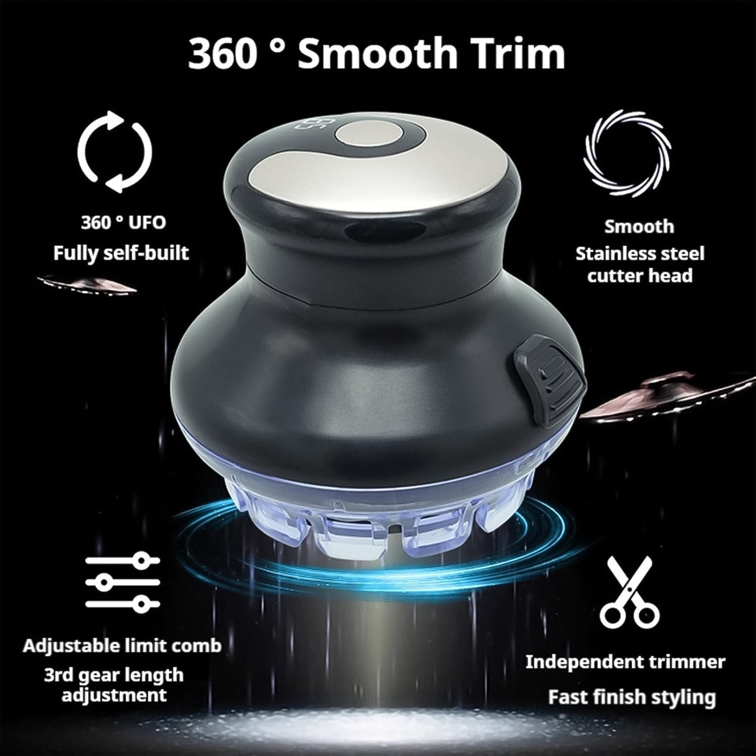 Portable Electric Hair Clipper in hand