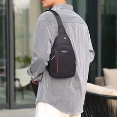 Waterproof Anti-Theft Crossbody Fanny Pack â€“ (1 Pc, Black & Grey)