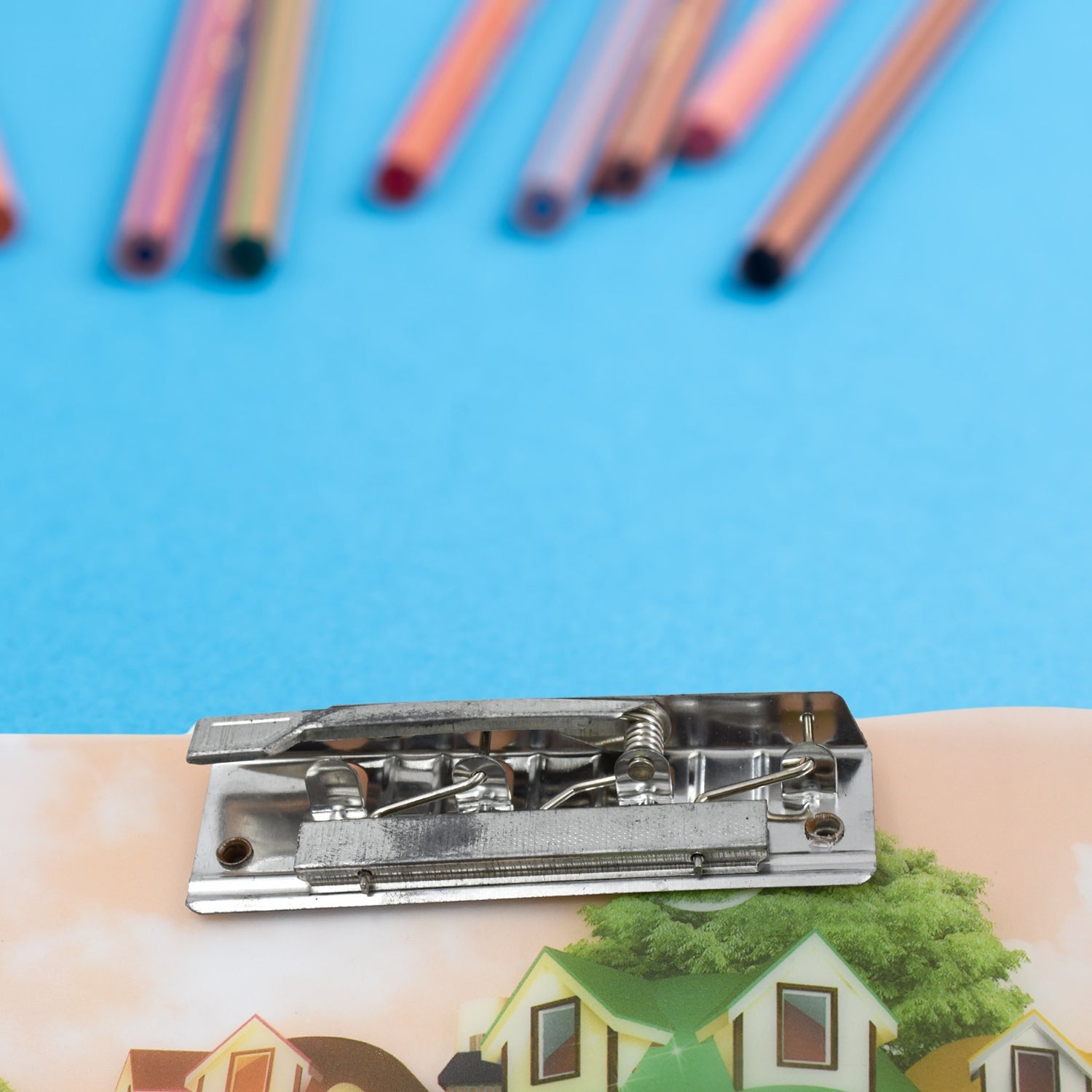 2 In 1 Plastic Clipboard Writing Pad, Exam Board & Clip File for Kids / Students, Exam Pad, Plastic Clip Boards & Clip File, great for taking notes, supporting and signing documents. (232 Ã— 305 Ã— 18 mm)