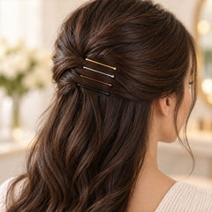 Bobby pins rounded tips detail