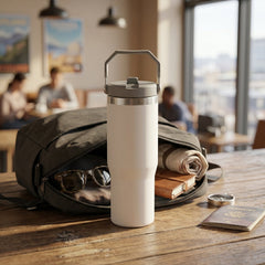Premium Vacuum Insulated Stainless Steel Tumbler Mug (1 Pc, 890 ML)