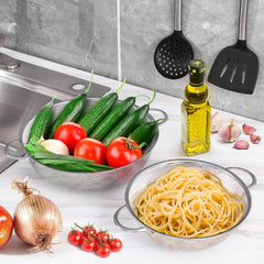 Top view of large capacity stainless steel washing bowl