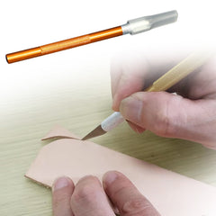 Precision craft knife with protective cap & spare blades