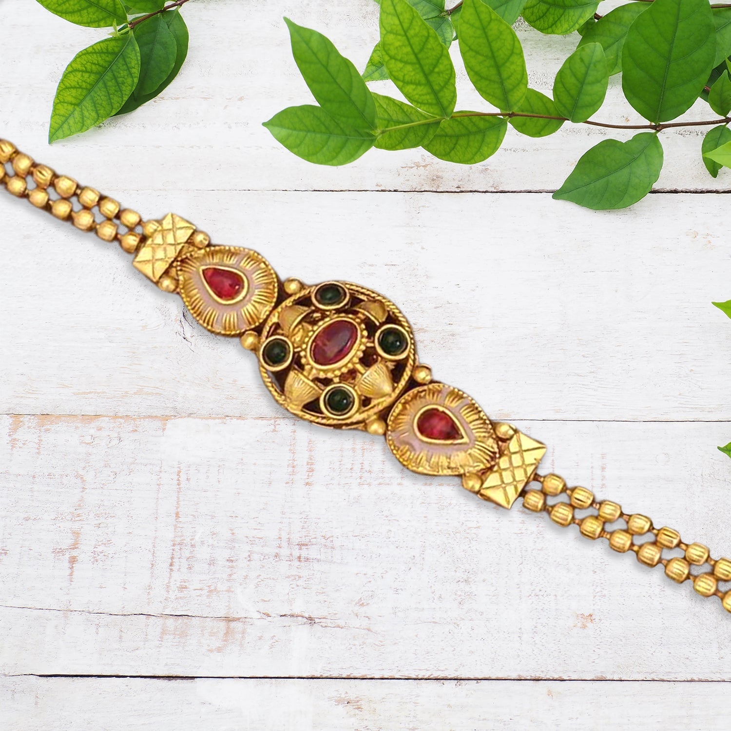 Bold Gold-Plated Wristband